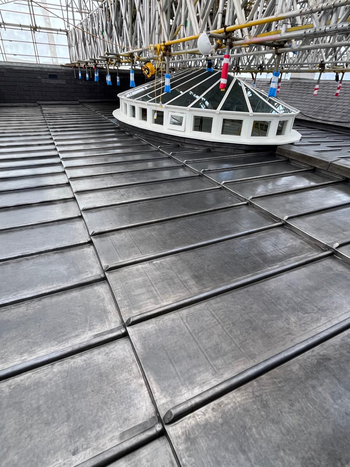 Lead roofing detail